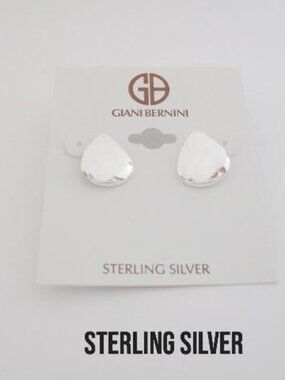 Giani Bernini Sterling Silver Polished Stud Earrings NWT